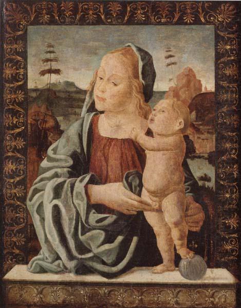 The madonna and child, unknow artist